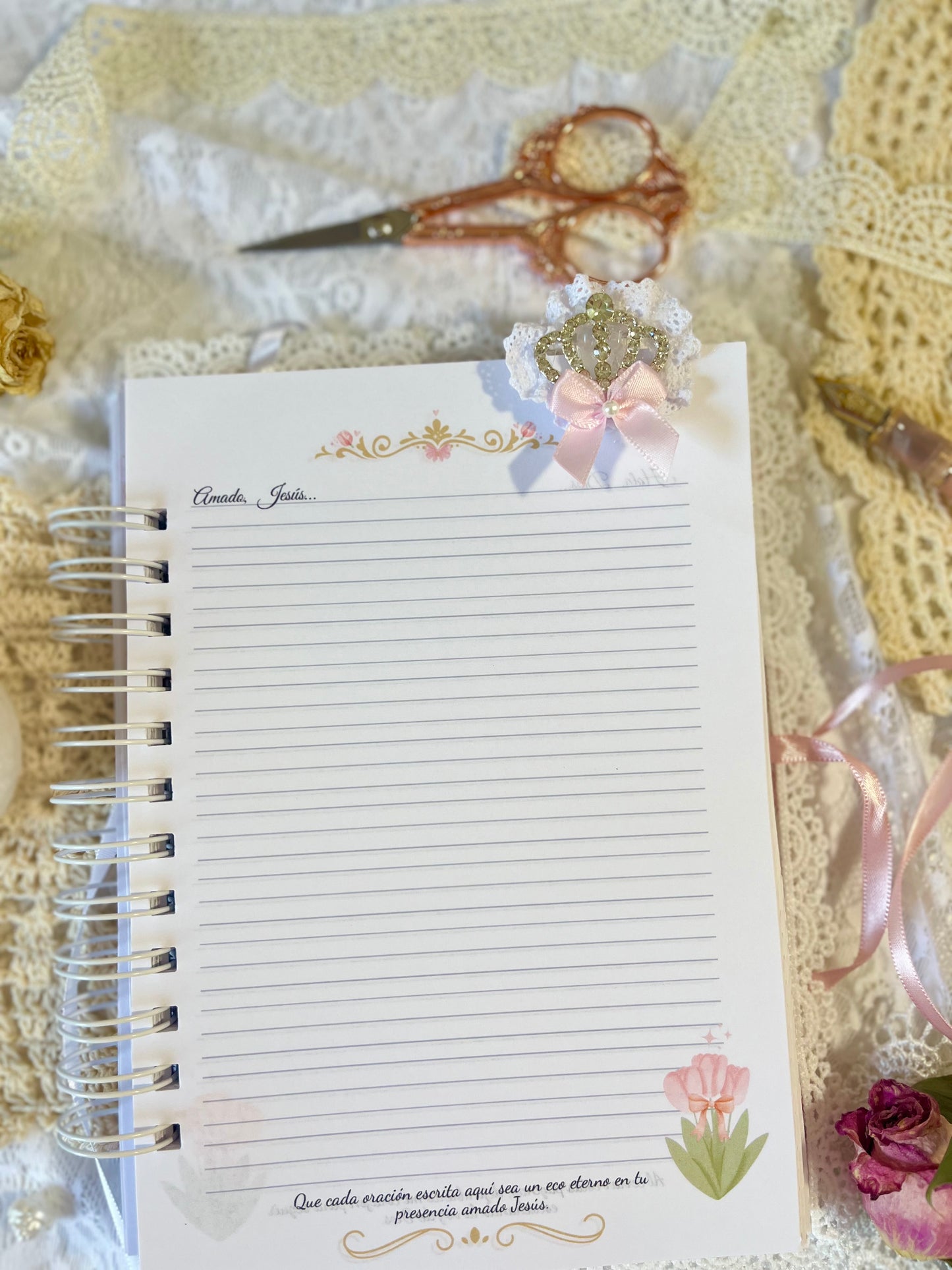 Clip de Corona para Diario o Biblia