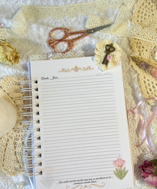 Clip de Llave y Encaje para Diario o Biblia