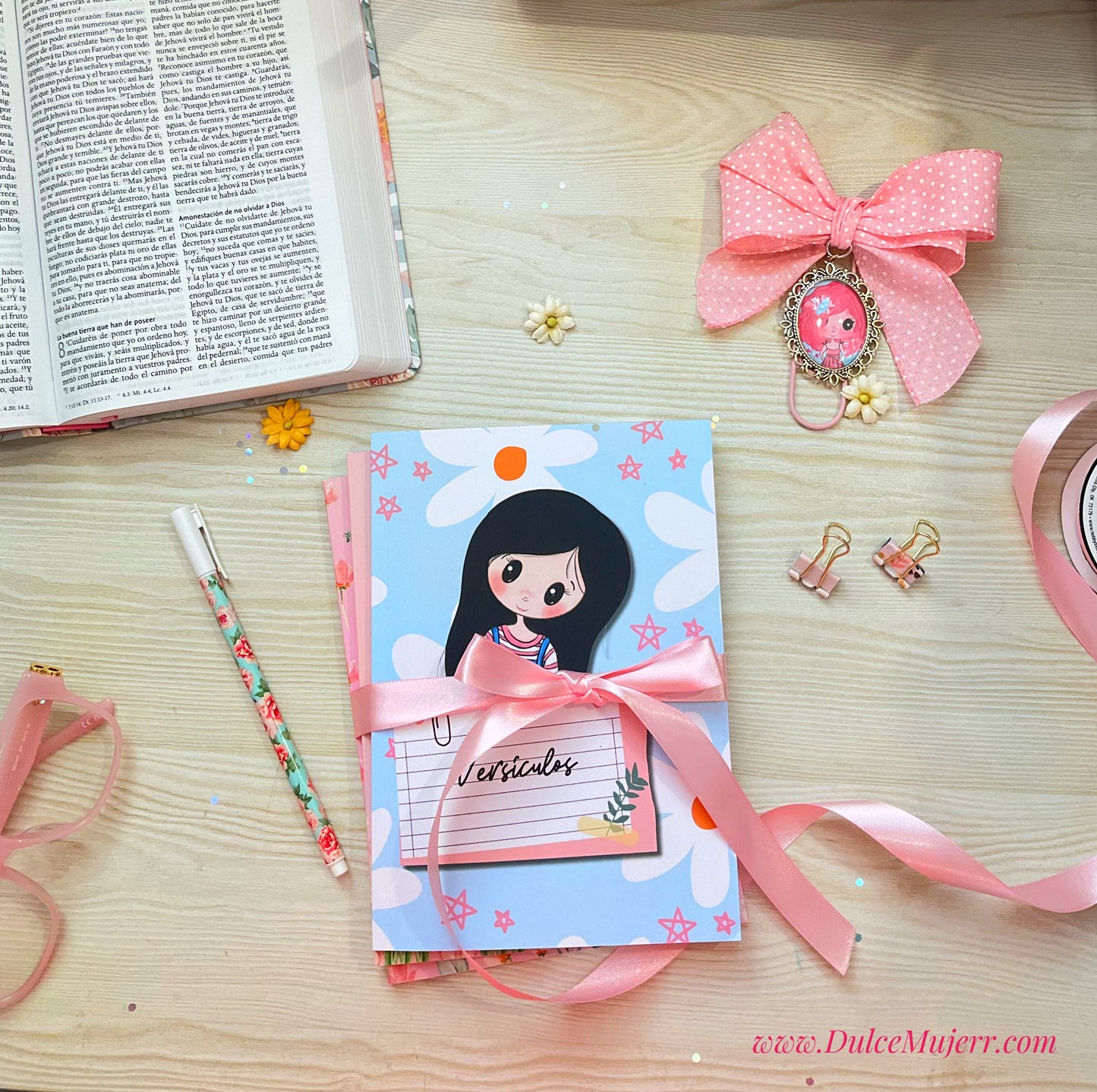 Trio de Libretas de Bolsillo, Oraciones, Notas, Versículos