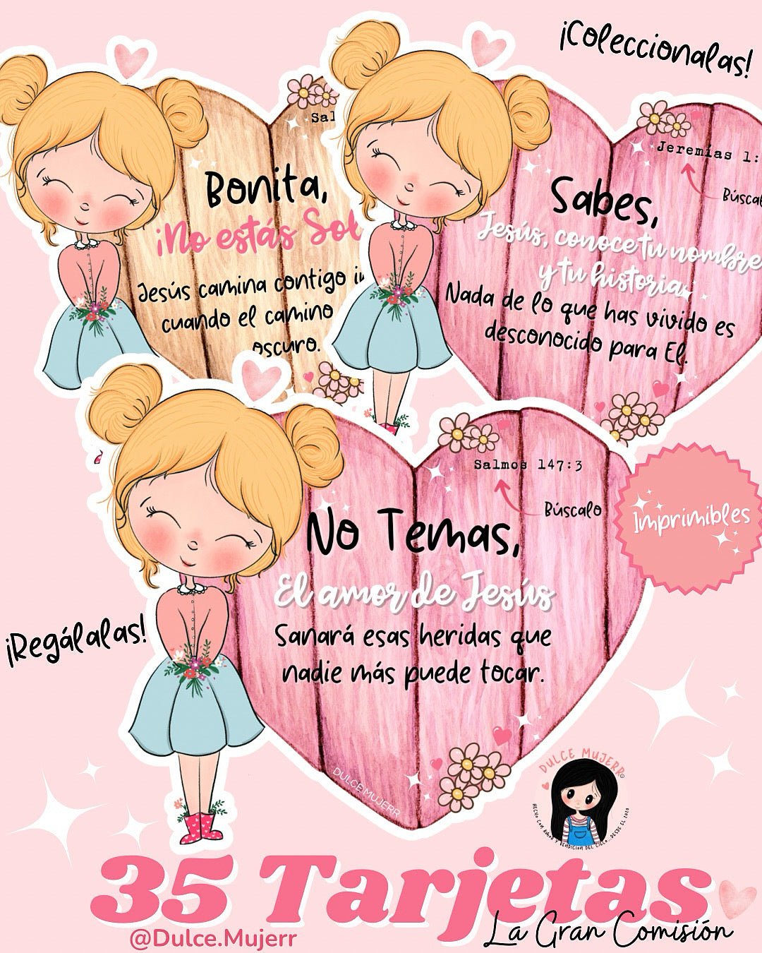 36 Tarjetas: LA GRAN COMISIÓN- PDF Imprimible