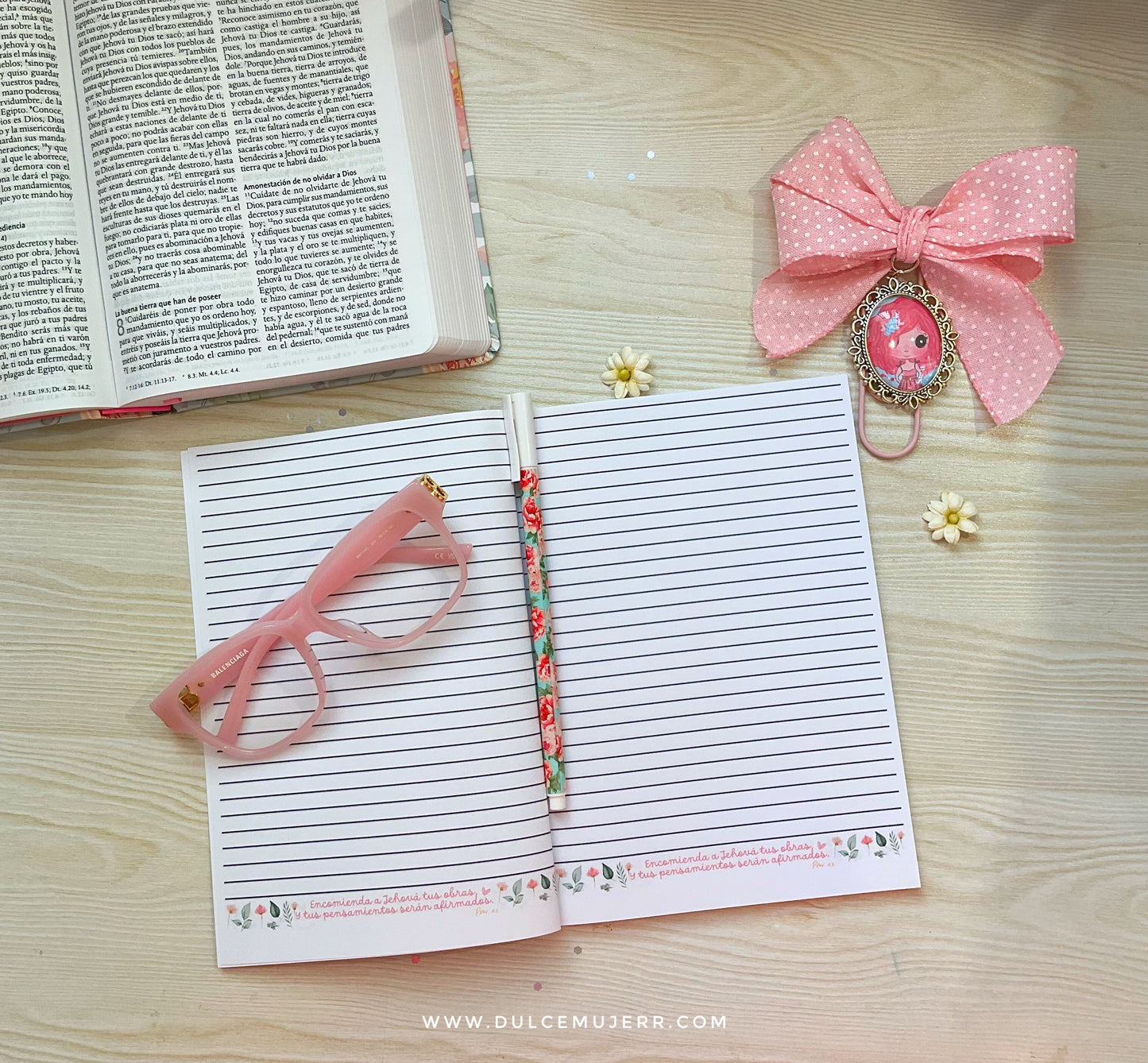 Trio de Libretas de Bolsillo, Oraciones, Notas, Versículos