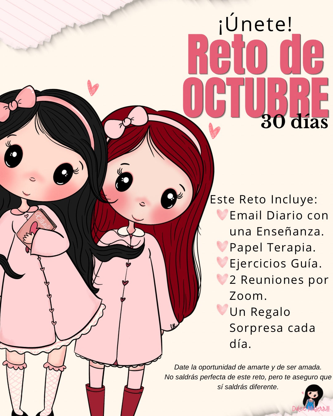 RETO DE OCTUBRE: Imperfecta & Amada