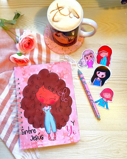 Libreta para oración ENTRE JESÚS Y YO