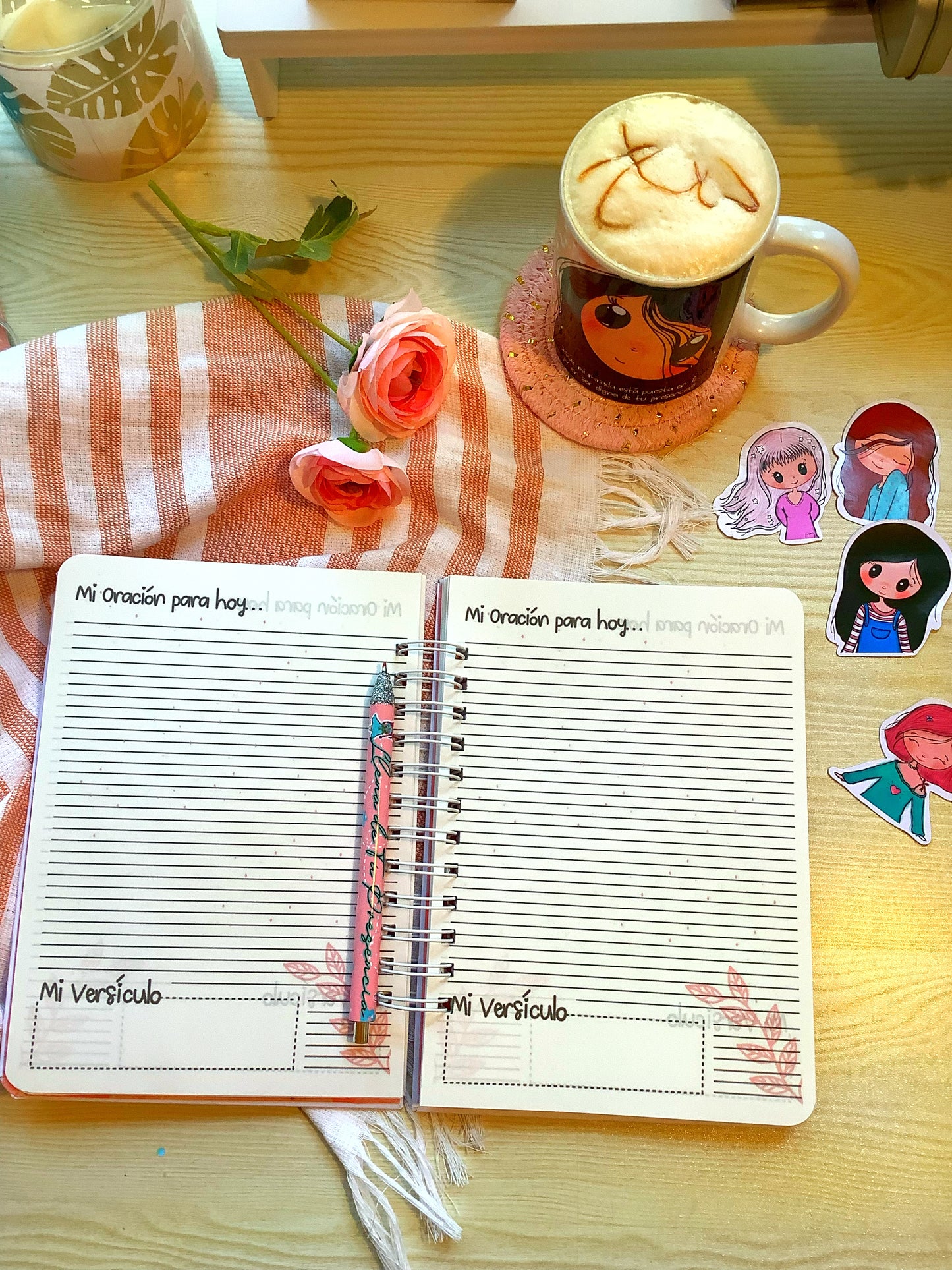 Libreta para oración ENTRE JESÚS Y YO