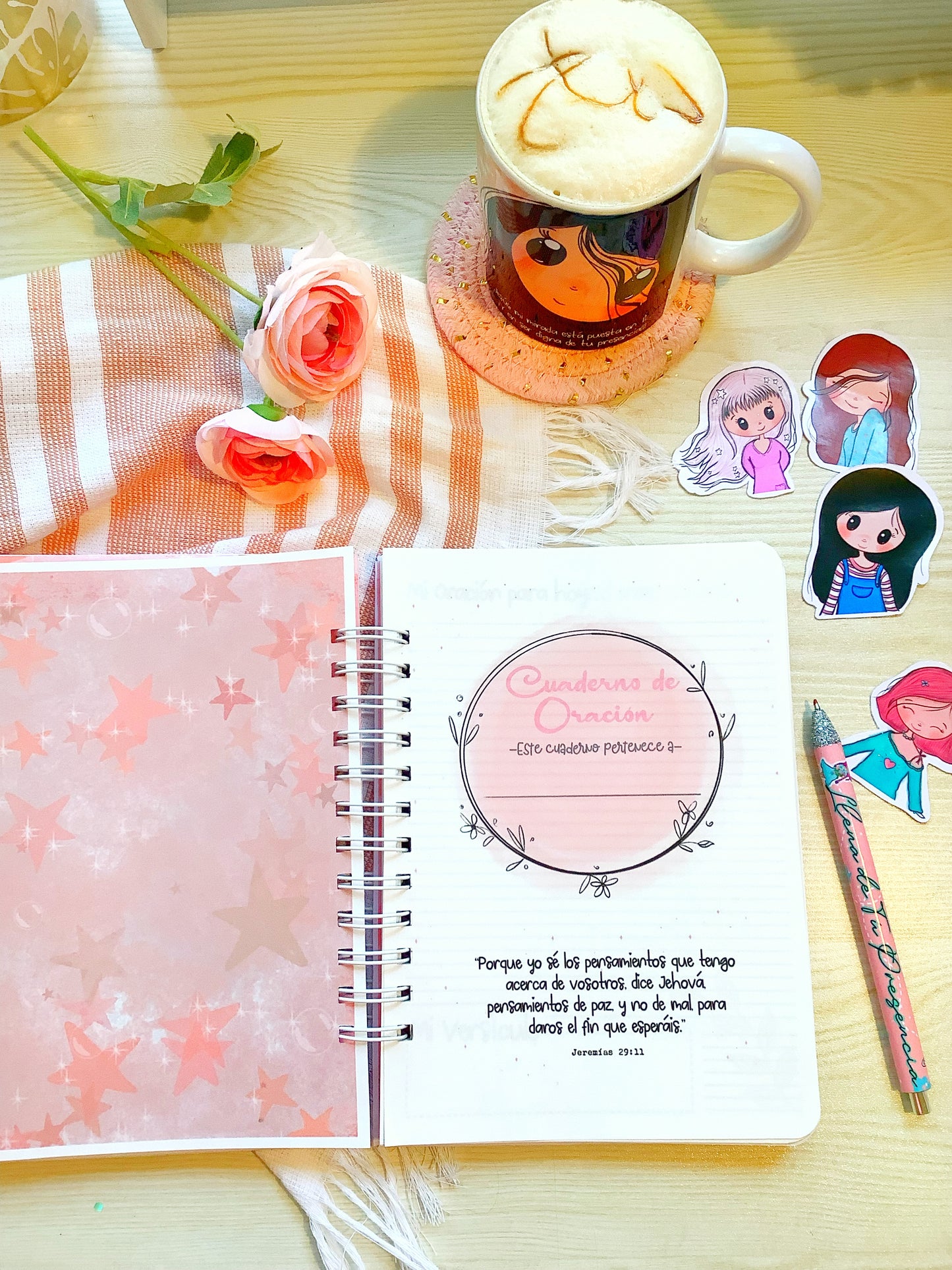 Libreta para oración ENTRE JESÚS Y YO